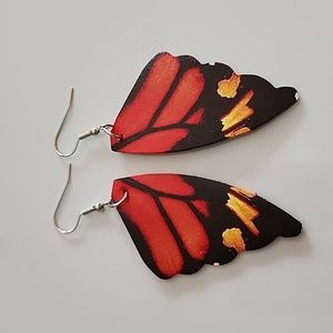 BUTTERFLY Earrings Butterfly Wing Spring Summer Fall